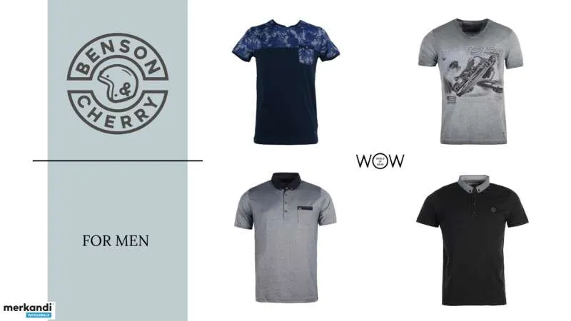 ¡COLECCIÓN HOMBRE BENSON AND CHERRY! TODAS LAS CATEGORÍAS EN EL INTERIOR: CAMISAS, CAMISETAS, POLLO, JEANS, PANTALONES, SUÉTERES